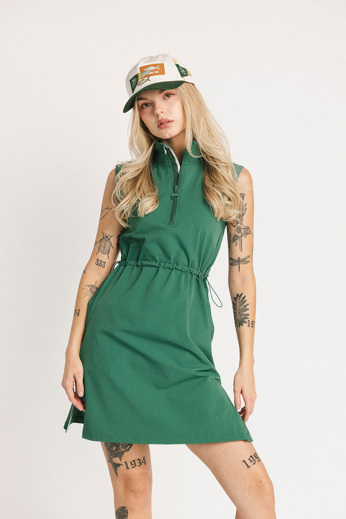 Anchor Dress - Green