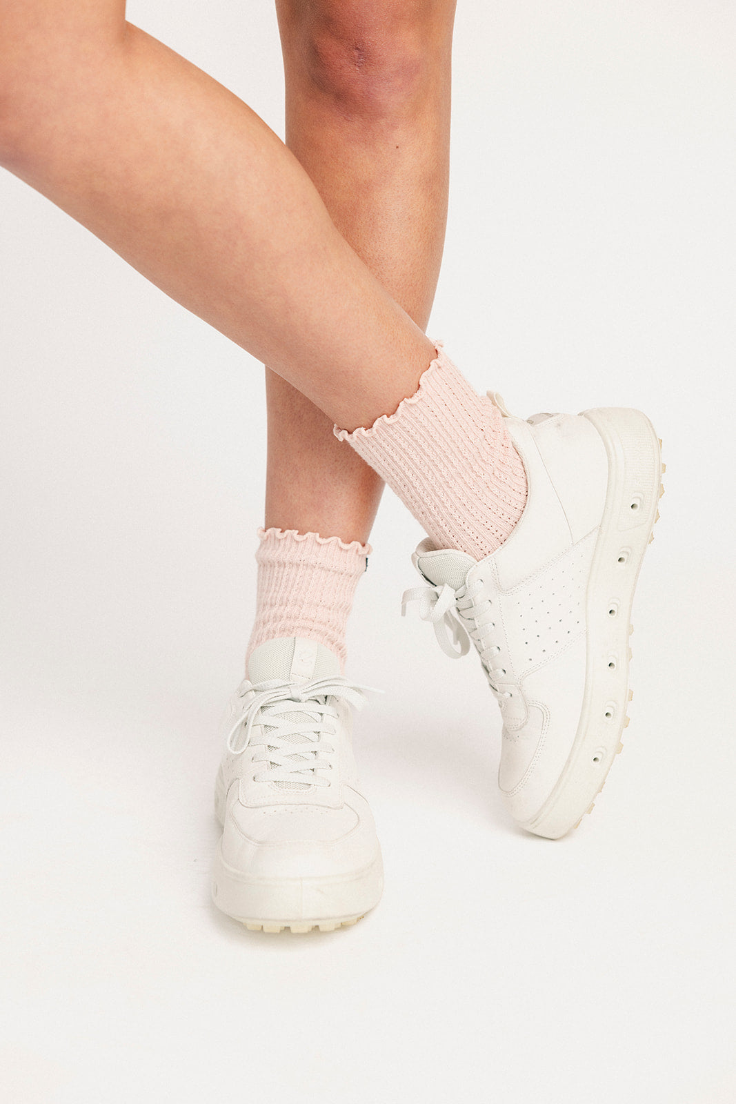 Reef Ruffle Sock - Pink
