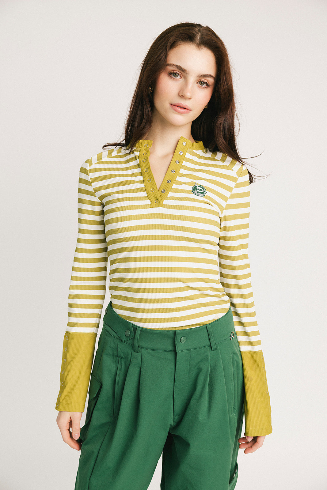 Marlin Long Sleeve - Avo Stripes