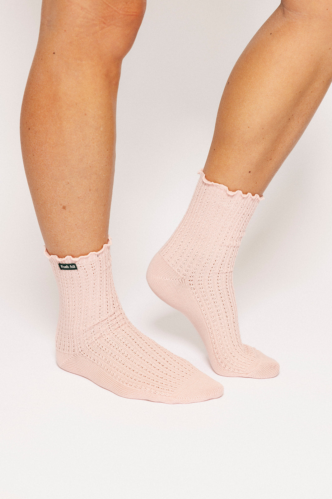 Reef Ruffle Sock - Pink