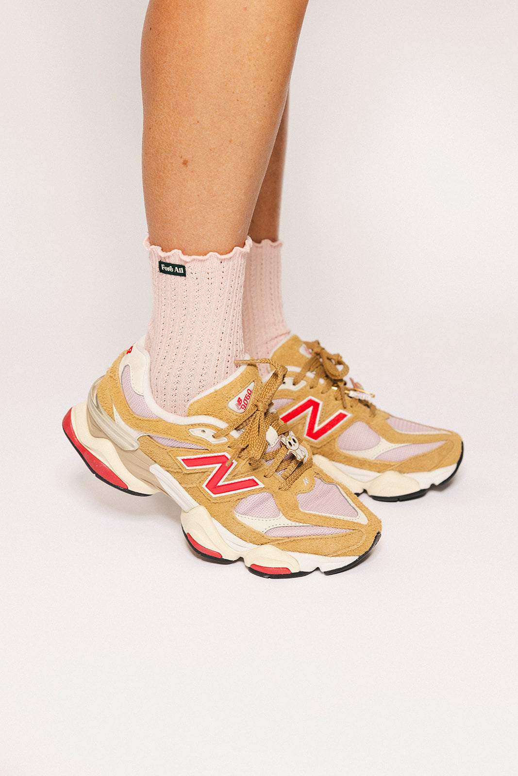 Reef Ruffle Sock - Pink